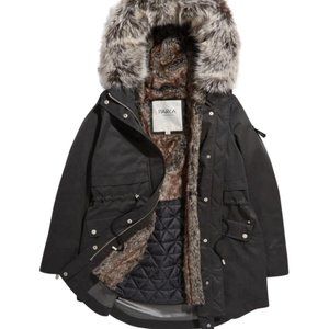 Parka London Caversham Long-Length Faux Fur Parka aka The Two-In-One